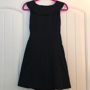 Black tie back dress